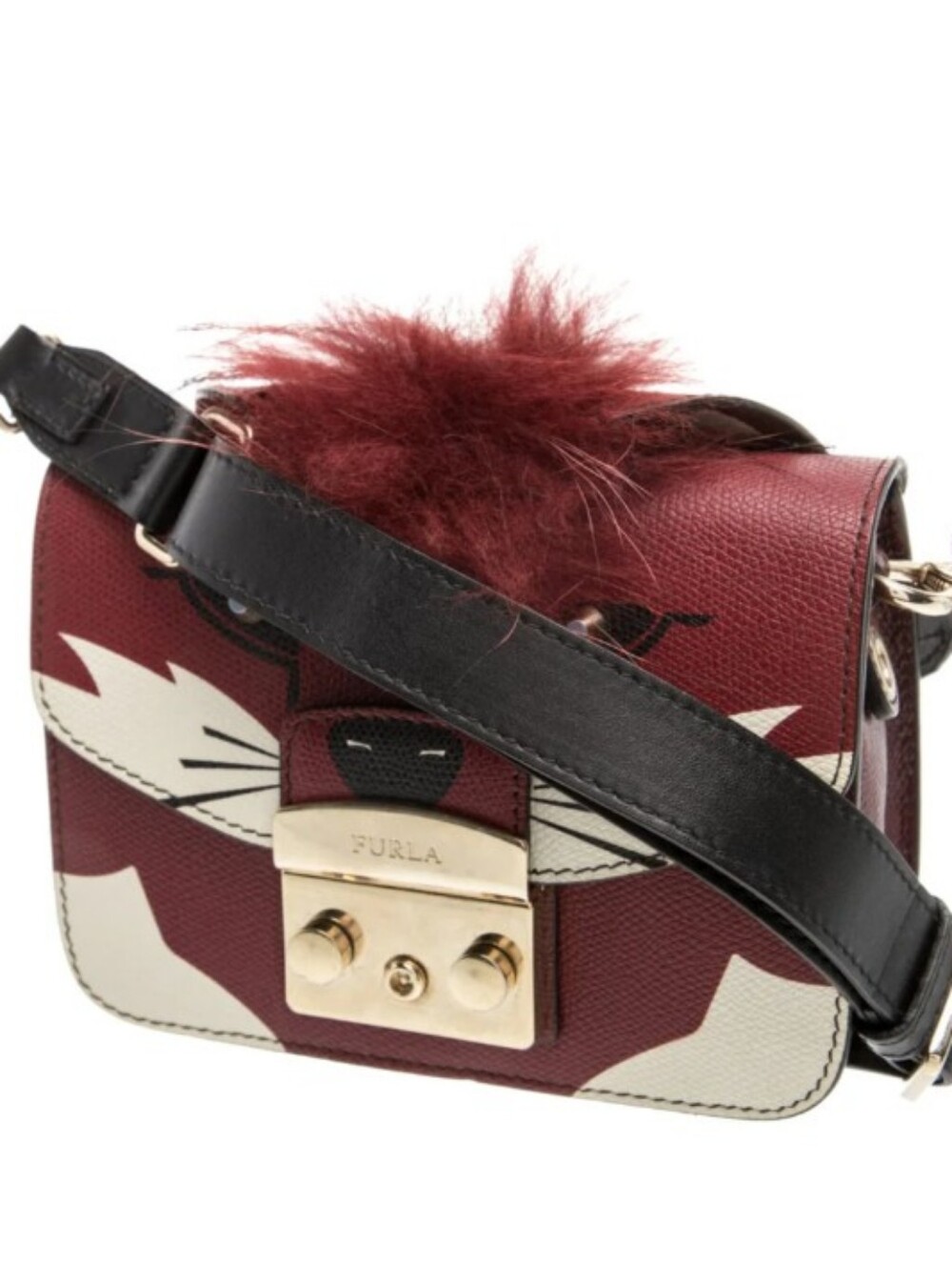 FURLA- Metropolitan Jungle Fox 🦊 Crossbody Bag 🤎 - Picture 9 of 9